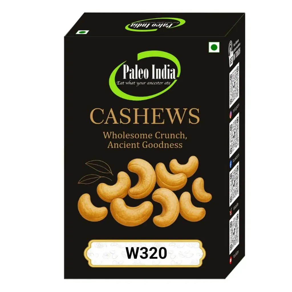 Paleo India Medium Cashew W320 250Gm