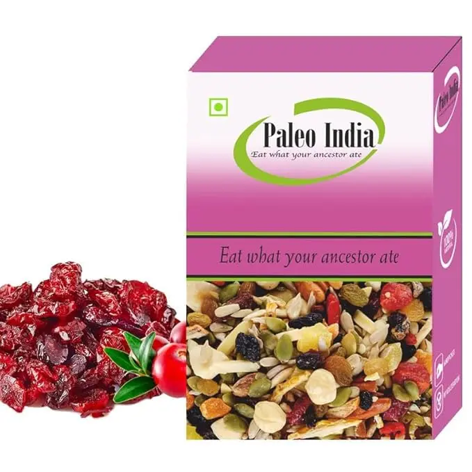 Paleo India Dried Cranberries 250 Gm