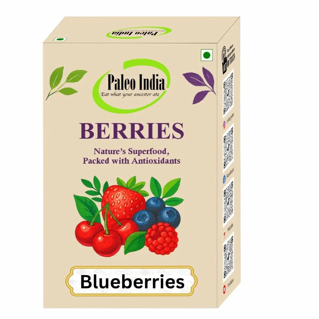 Paleo India Dried Blueberries Seedless 150 Gm